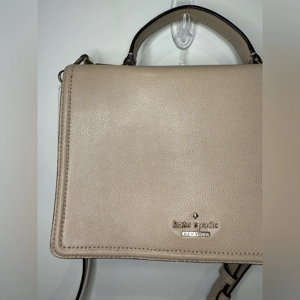 KATE SPADE NEW YORK Patterson Drive Maisie Bag Light Pink  Beige Leather